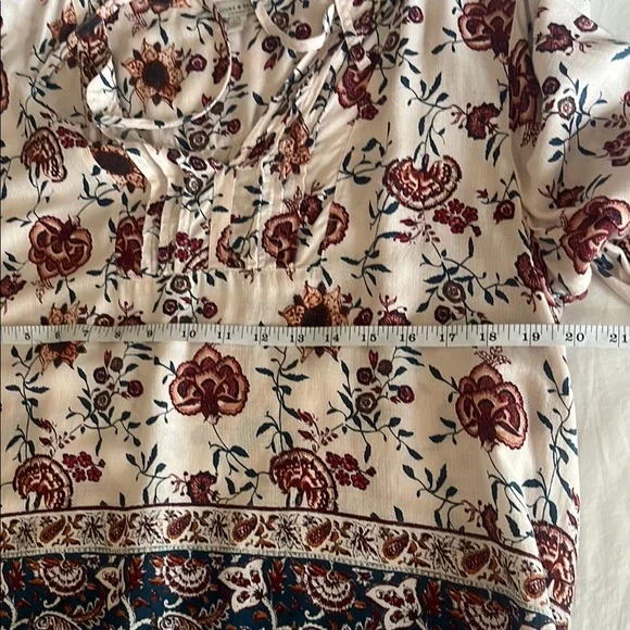 Lucky Brand Floral Print Women's Top - Picture 10 of 12